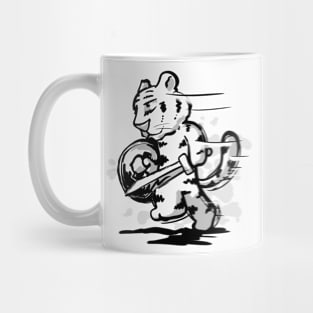 Warrior tiger Mug